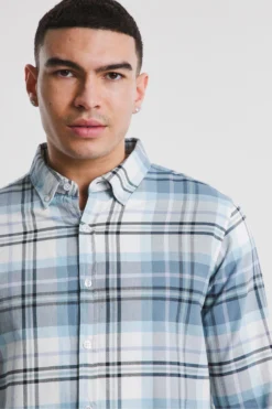 Jacamo Langärmeliges, Kariertes Oxford-Hemd, Blau -Nike || Ted Baker Shop T93366s5 scaled