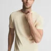 Reiss Melrose Stückgefärbtes T-Shirt Mit Rundhalsausschnitt