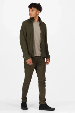 Regatta Leveson Pullover Mit Durchgehendem Reißverschluss, Grün