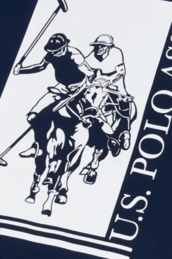 U.S. Polo Assn. Blazer Rider T-Shirt Mit Farbblockdesign, Marineblau -Nike || Ted Baker Shop U30212s5 scaled