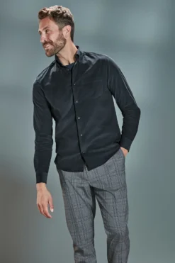 Next Regular Fit, Einfache Manschetten - Signature Made In Italy Texta Cordhemd