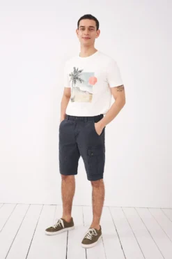 White Stuff Kegworth Cargo-Shorts, Blau