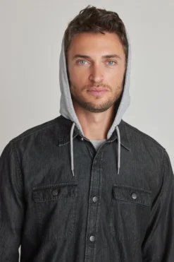 Denim-Hemdjacke Mit Kapuze -Nike || Ted Baker Shop U55 611s5 scaled