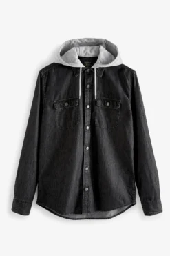 Denim-Hemdjacke Mit Kapuze -Nike || Ted Baker Shop U55 611s8 scaled