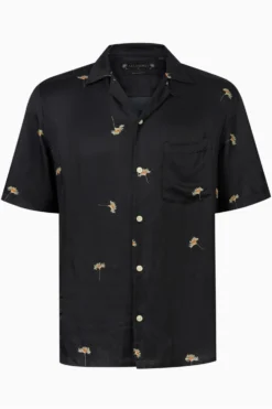 Allsaints Hemd Mit Gänseblümchenmuster, Schwarz -Nike || Ted Baker Shop U66435s6 scaled