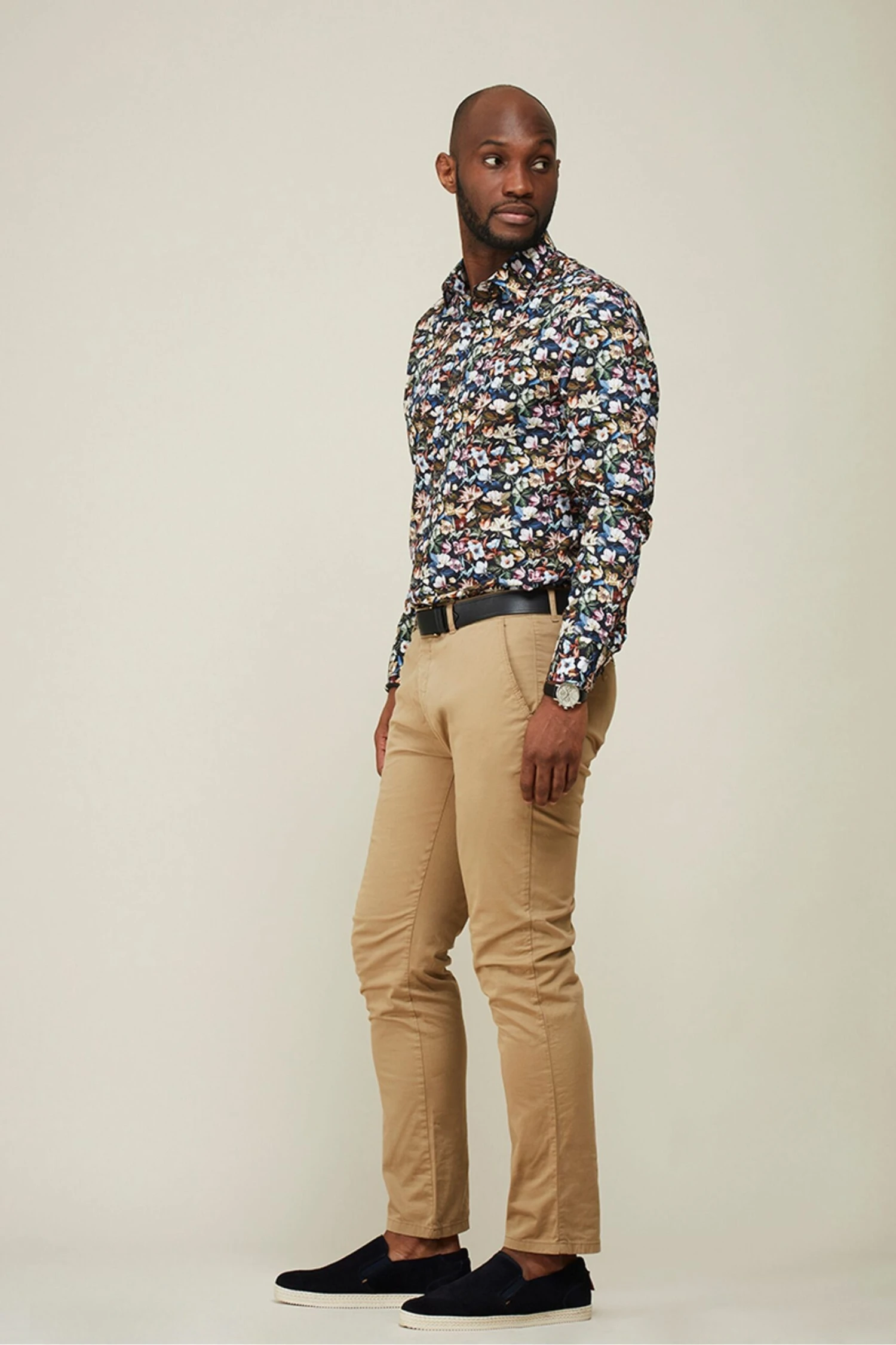 Simon Carter Kew Botanical Hemd, Blau 2 Simon Carter Kew Botanical Hemd, Blau – Bild 2