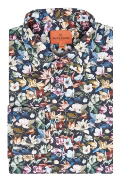 Simon Carter Kew Botanical Hemd, Blau 6 Simon Carter Kew Botanical Hemd, Blau -Nike || Ted Baker Shop U78051s3 scaled