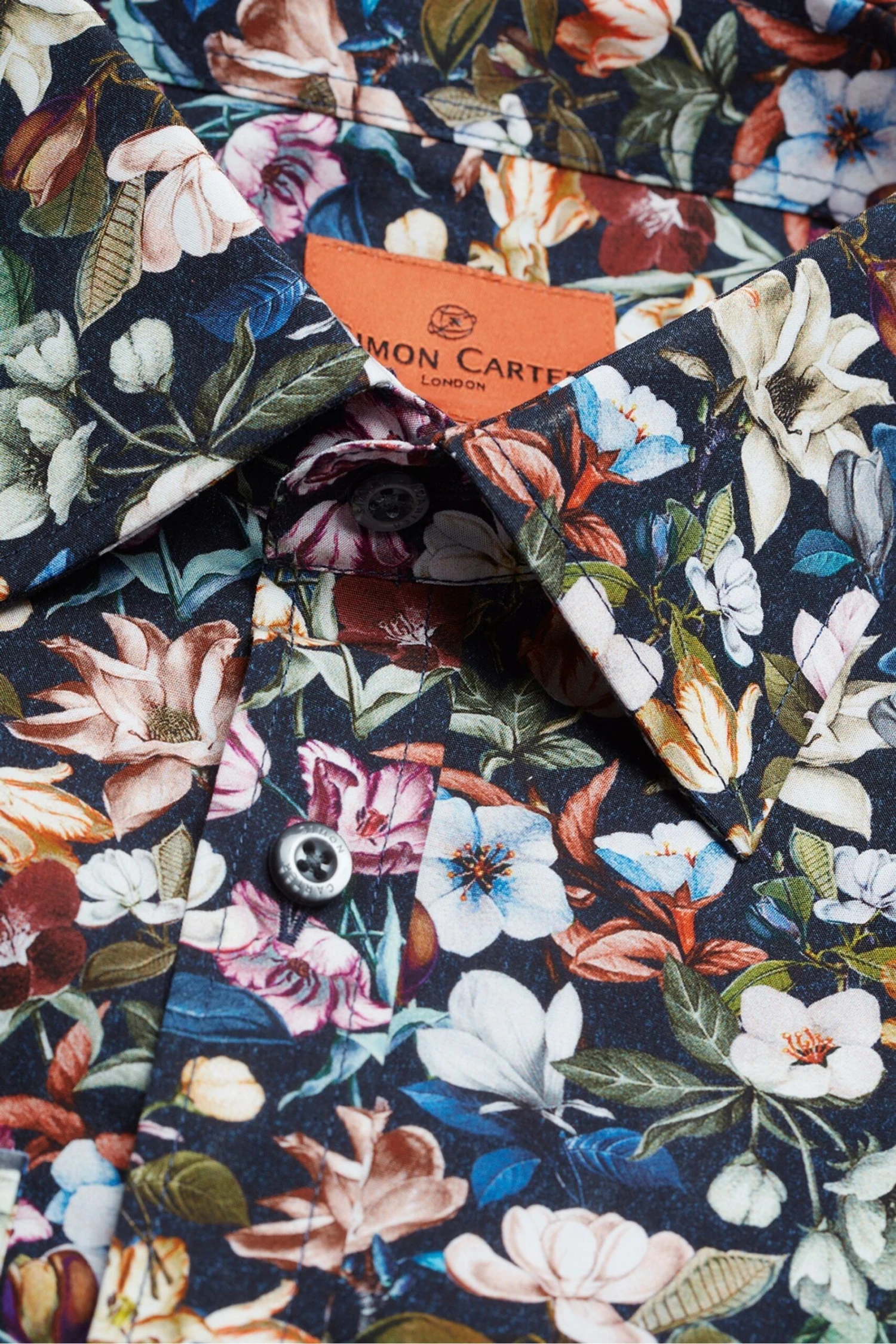 Simon Carter Kew Botanical Hemd, Blau 4 Simon Carter Kew Botanical Hemd, Blau – Bild 4