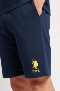 U.S. Polo Assn. Mens Navy Blazer Yellow DHM Player 3 LB Sweat Shorts -Nike || Ted Baker Shop U79121s3 scaled