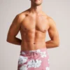 Ted Baker Ampbell Badeshorts Mit Floralem Print, Pink