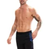 Speedo Sport Bedruckte Badehose, 16 Zoll, Schwarz