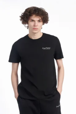 Penfield Hudson T-Shirt Mit Schriftzug, Schwarz
