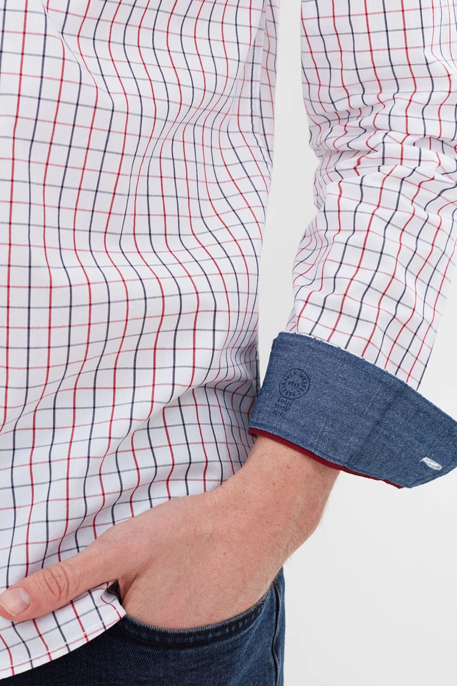 Joules Abbott Langärmeliges, Gepeachtes Popeline-Hemd In Classic Fit, Rot 5 Joules Abbott Langärmeliges, Gepeachtes Popeline-Hemd In Classic Fit, Rot – Bild 5