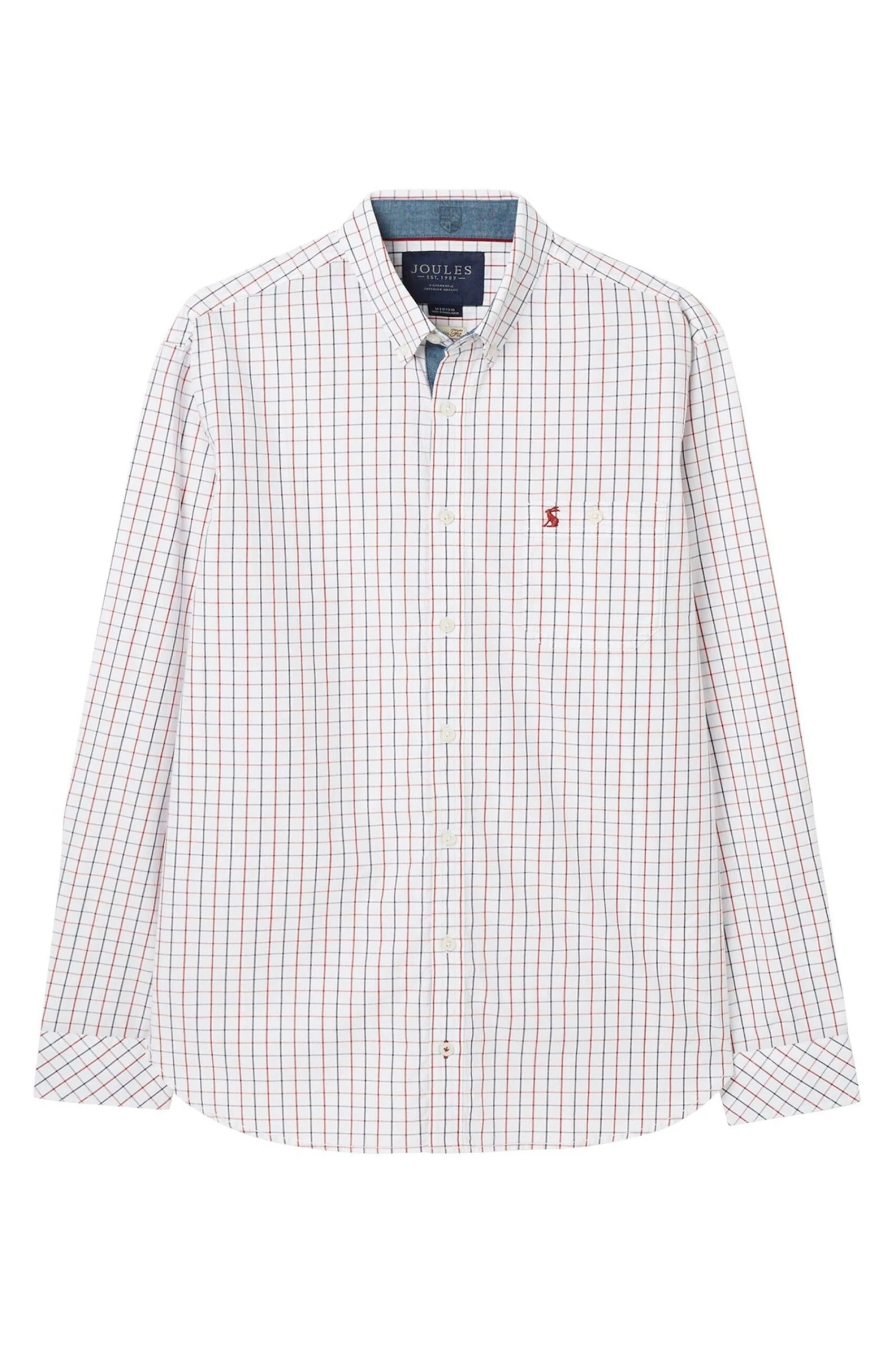 Joules Abbott Langärmeliges, Gepeachtes Popeline-Hemd In Classic Fit, Rot 7 Joules Abbott Langärmeliges, Gepeachtes Popeline-Hemd In Classic Fit, Rot – Bild 7