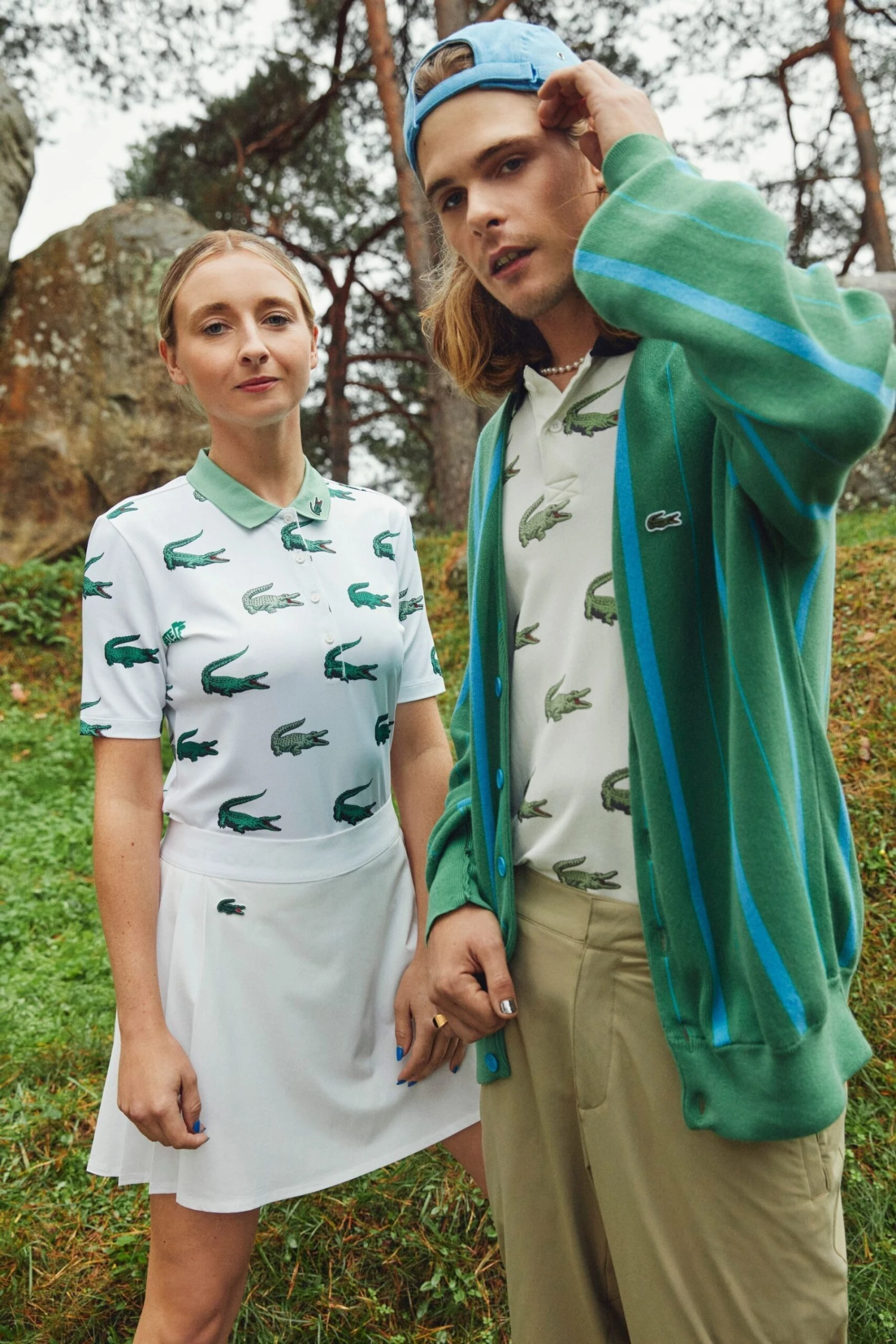 Lacoste Herren Golf Seasonals Polo-Shirt, Creme 1 Lacoste Herren Golf Seasonals Polo-Shirt, Creme