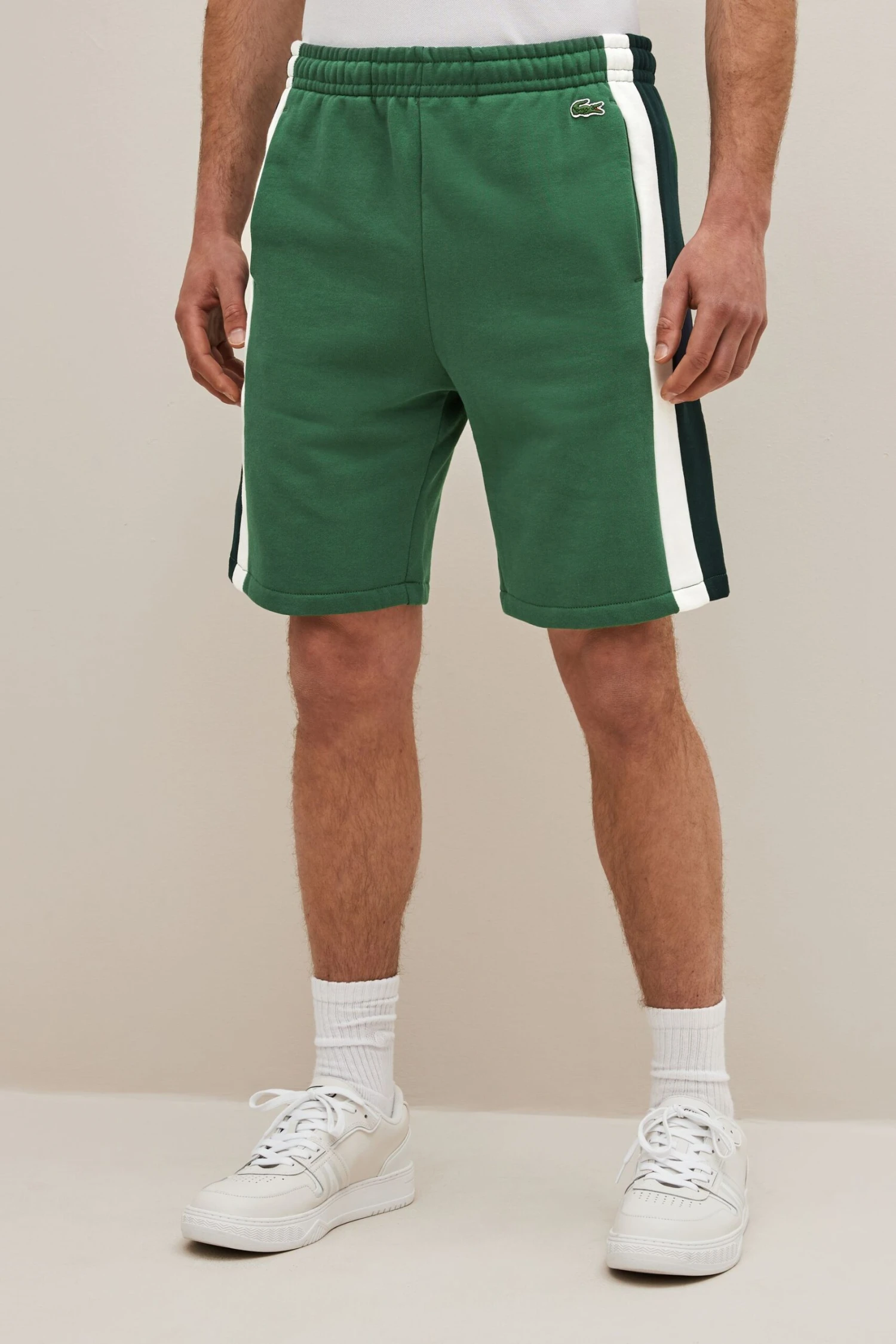 Lacoste Herren Core Shorts Mit Grafik, Grün 1 Lacoste Herren Core Shorts Mit Grafik, Grün